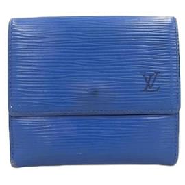 Louis Vuitton-Louis Vuitton Compact Wallet Leather Short Wallet M63485 in good condition-Other