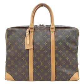 Louis Vuitton-Louis Vuitton Porte Documents Voyage Bolsa de negócios em lona M53361 em boa condição-Outro