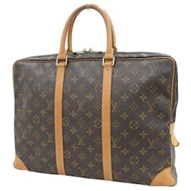 Louis Vuitton-Louis Vuitton Porte Documents Voyage Canvas Business Bag M53361 en bon état-Autre