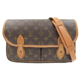 Louis Vuitton-Bolsa de ombro Louis Vuitton Gibeciere MM em lona M42247 em boas condições-Outro