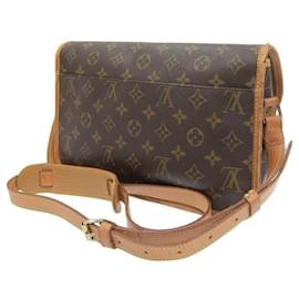 Louis Vuitton-Louis Vuitton Gibeciere MM Canvas Shoulder Bag M42247 in fair condition-Other