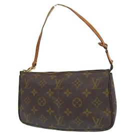 Louis Vuitton-Louis Vuitton Pochette Accessoires Canvas Shoulder Bag M51980 in fair condition-Other