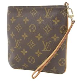 Louis Vuitton-Partition Pouch in Very Good Condition-Brown