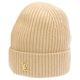 Louis Vuitton-Louis Vuitton Knit Hat Canvas Hats M77881 in excellent condition-Other