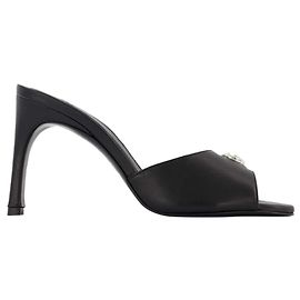 Mulas Logo - Coperni - Preto - Couro Preto
