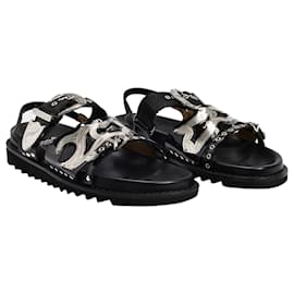 Toga Pulla-AJ1018 Flat Shoes - Toga Pulla - Black - Leather-Black