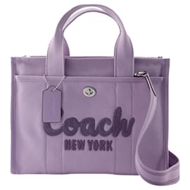 Coach-Bolso Shopper Cargo - Coach - Algodón - Púrpura-Púrpura