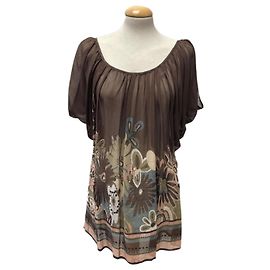 Autre Marque Blusão Multicolor Marrón Marrom