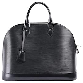 Louis Vuitton-Alma MM Handbag-Black