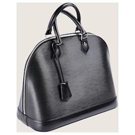 Louis Vuitton-Alma MM Handbag-Black