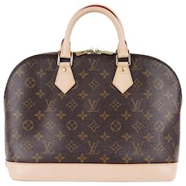 Louis Vuitton-Alma PM Handbag-Brown