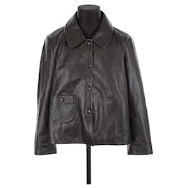 Bash Lederjacke Schwarz