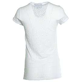 Philipp Plein-Philipp Plein, T-Shirt mit Strasssteinen-Weiß,Mehrfarben