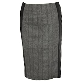 Karen Millen-Karen Millen, Wool blend skirt-Black