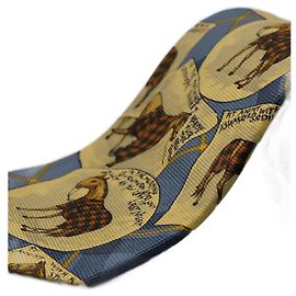 Façonnable Corbata con Diseños de Caballos Blue