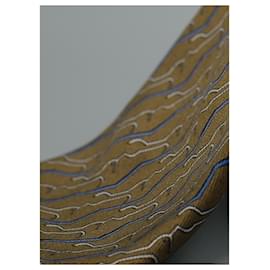 Hermès-Corbata Marrón con Diseño-Brown