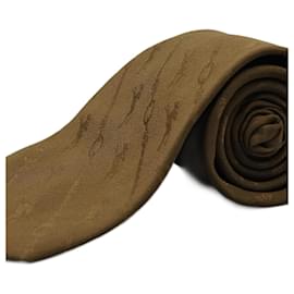 Autre Marque Corbata Marrón con Diseño Marrone