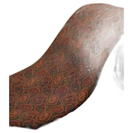 Loewe-Corbata Marrón com Design-Marrom