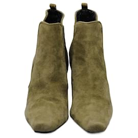 Manolo Blahnik-Stiefel aus Ante Verde-Grün