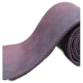 Autre Marque-Corbata Rosa y Azul a Cuadros-Pink