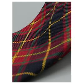Façonnable-Corbata Tela Escocesa-Rouge