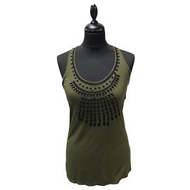 Autre Marque Camiseta Verde de Mujer Verde