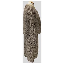 Autre Marque-Conjunto de vestido y chaqueta-Beige