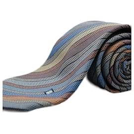 Fendi-Corbata a Rayas de Colores-Multicolor