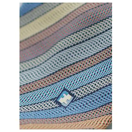 Fendi-Corbata a Rayas de Colores-Multicolor