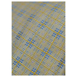 Hermès-Corbata Amarilla com Design-Amarelo