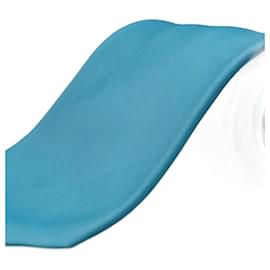 Hermès-Corbata Azul-Azul