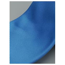 Autre Marque-Corbata Azul a Rayas-Blue