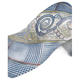 Valentino Garavani-Corbata Azul con Design-Blu
