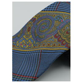 Valentino Garavani-Corbata Azul con Diseño-Blue