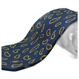 Alfred Dunhill Corbata Azul con Diseño Azul