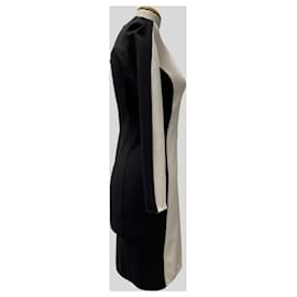 3.1 Phillip Lim-Vestido Branco e Negro-Branco