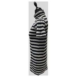 Autre Marque-Graues Kleid mit Streifen-Grau
