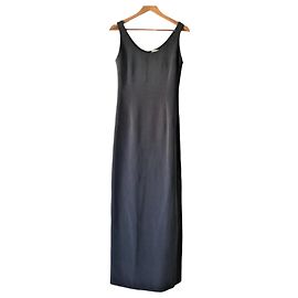 Cerruti 1881 Langes Kleid in Grau Grau