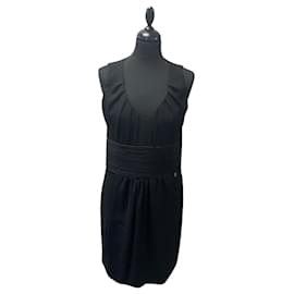 Roberto Cavalli-Vestido Negro-Preto