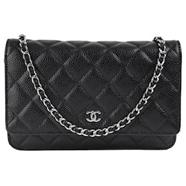 Chanel-wallet on chain-Noir