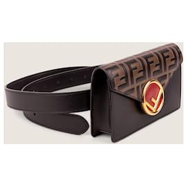 Fendi-Sac ceinture à logo FF-Noir