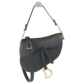 Dior-Saddle Bag w Strap-Black