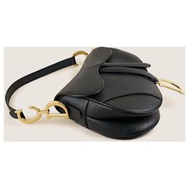 Dior-Bolsa de sillín con correa-Negro