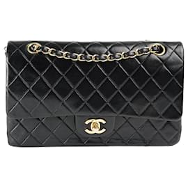 Chanel-Classic Medium lined Flap Bag-Black