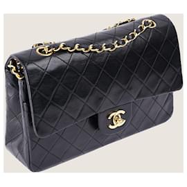 Chanel-Classic Medium lined Flap Bag-Black