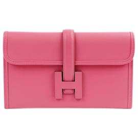 Hermès-Evercolor Mini Jige Clutch-Pink