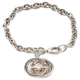 Gucci-Interlocking G Chain Bracelet-Silvery