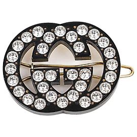 Gucci Interlocking G Hair Clip Black