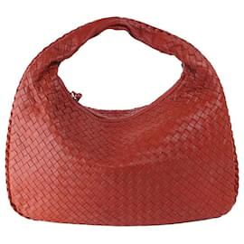 Bottega Veneta-Intrecciato Hobo Bag-Orange