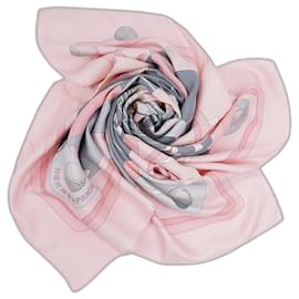 Hermès-J. Abadie Silk Scarf-Pink